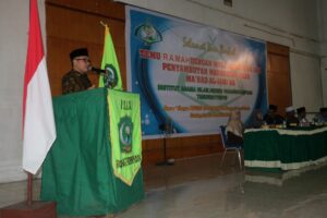 Sambutan Rektor dalam Acara Temu Ramah dengan Wai Mahasiswa Sekaligus Penyambutan Mahasiswa Baru Ma'had Jami'ah IAIN Padangsidimpuan