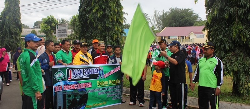 REKTOR IAIN PADANGSIDIMPUAN: BADAN SEHAT PIKIRAN FRESH