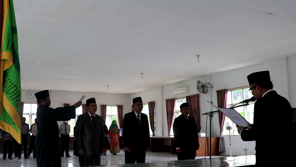 Rektor IAIN Padangsidimpuan Lantik Tiga Pejabat Wakil Rektor