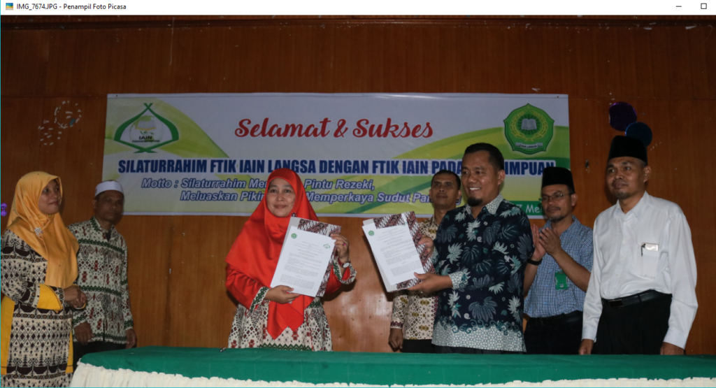 Dua Institusi Tanda Tangani Bersama MoU