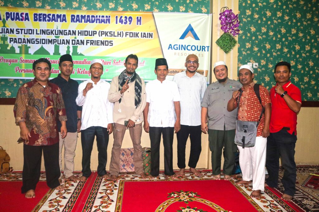 Tingkatkan Silaturrahmi dan Persaudaraan, PKSLH Fakultas Dakwah dan Ilmu Komunikasi dan Agincourt Resources Buka Puasa Bersama
