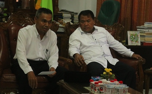 Pimpinan IAIN Padangsidimpuan Sambut Kabiro Yang Baru Penuh Keakraban