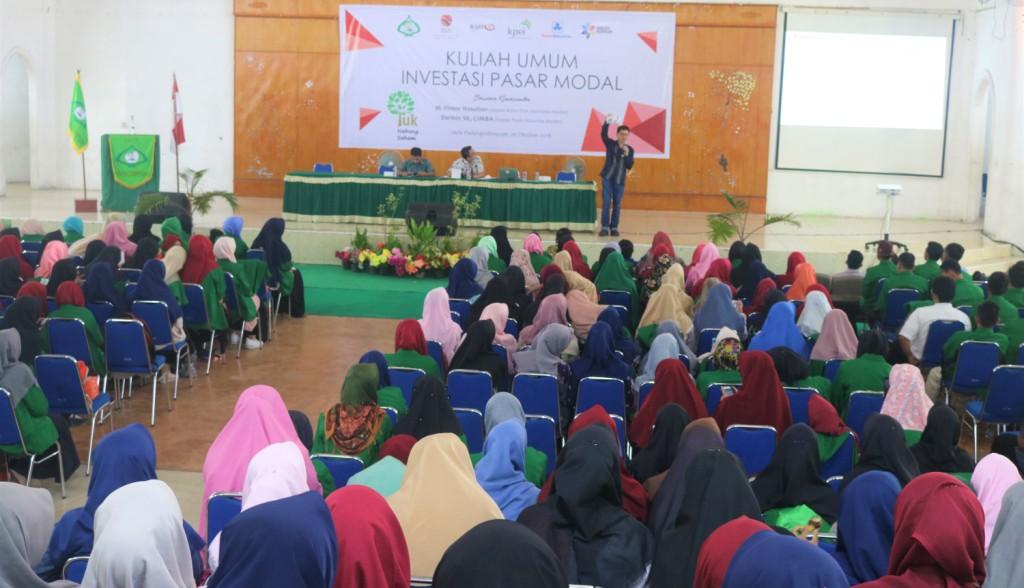 Fakultas Ekonomi dan Bisnis Islam Selenggarakan Kuliah Umum Investasi Pasar Modal