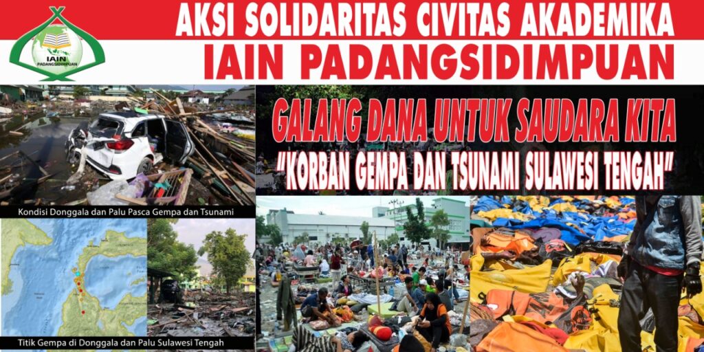 IAIN Padangsidimpuan Galang Dana Bantuan Untuk Musibah Gempa Sulawesi