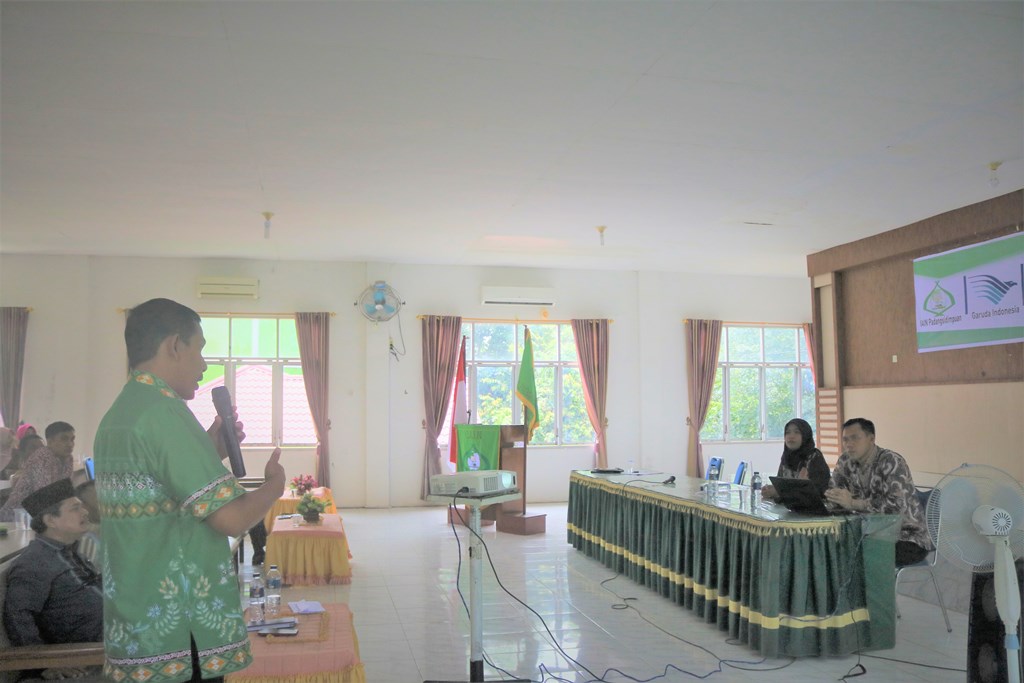 IAIN Padangsidimpuan Gelar Sosialisasi Kerjasama Corporate Privillege dengan Garuda Indonesia BO Pinangsori