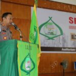 Tampil Sebagai Narasumber Seminar Ilmiah IAIN Padangsidimpuan, Kapolres Padangsidimpuan Ajak Mahasiswa Tingkatkan Kesadaran Untuk Cinta NKRI