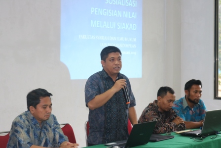 Fasih Gelar Sosialisasi Pengisian Nilai Melalui Siakad