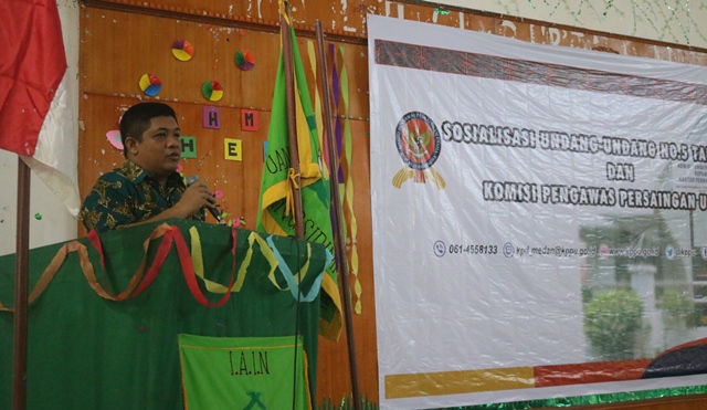 KPPU Gelar Sosialisasi Undang-Undang No 5 Tahun 1999 di IAIN Padangsidimpuan