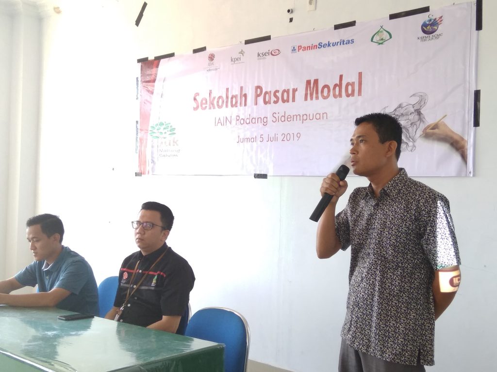 KSPMS SCMC FEBI IAIN Padangsidimpuan Gelar Sekolah Pasar Modal Level 1