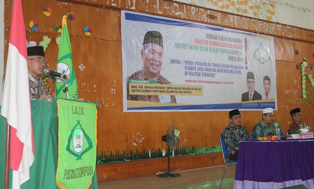 Ketua Ta’mir Masjid Istiqlal Jakarta, Menjadi Narasumber di Seminar Ilmiah Mahasiswa