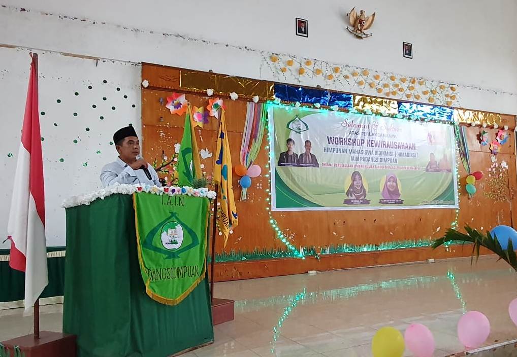 Bangun Jiwa Wirausaha, Himadiksi IAIN Padangsidimpuan Adakan Workshop Pengolahan Limbah