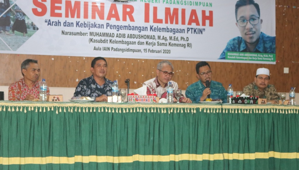 IAIN Padangsidimpuan Gelar Seminar Ilmiah “Arah Kebijakan Pengembangan Kelembagaan PTKIN”