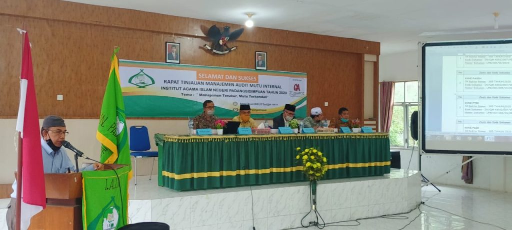 Lembaga Penjaminan Mutu IAIN Padangsidimpuan Gelar Rapat Tinjauan Manajemen (RTM)
