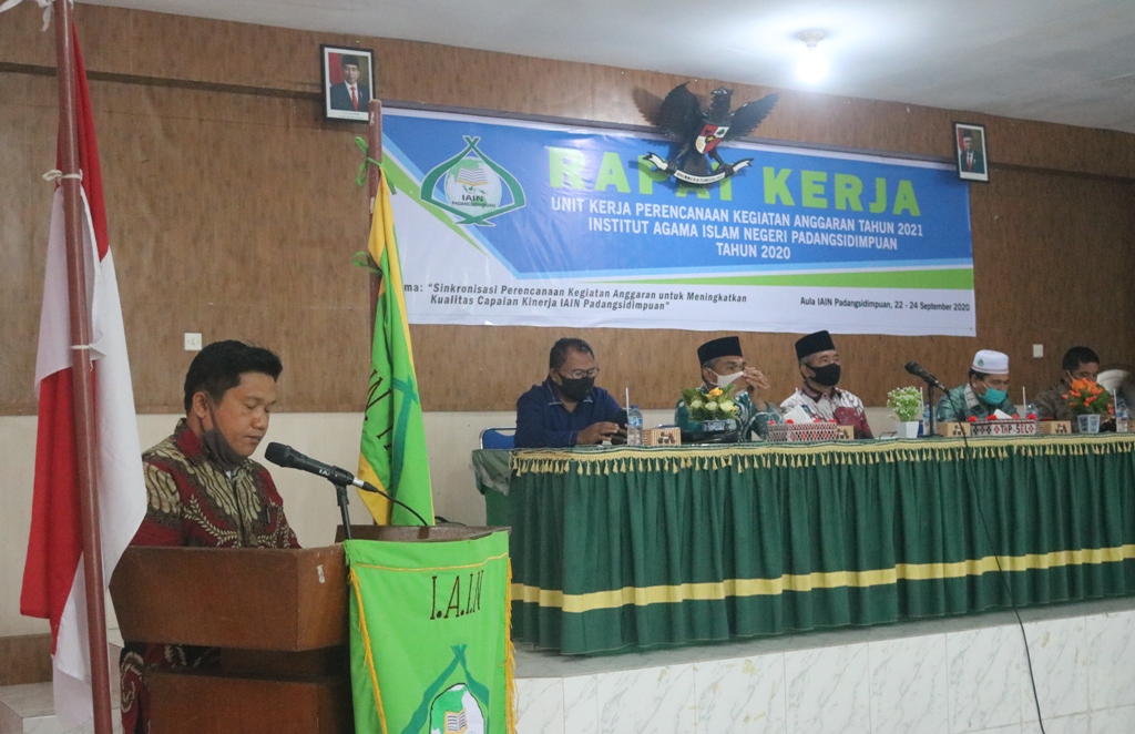 IAIN Padangsidimpuan Gelar Rapat Kerja Perencanaan Kegiatan Anggaran Tahun 2021