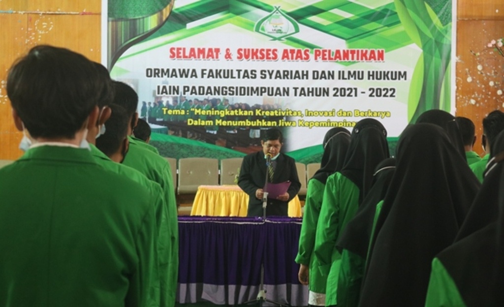 Sejumlah Ormawa FASIH IAIN Padangsidimpuan Dilantik Bersama