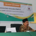 Tingkatkan Pemahaman dan Semangat Kerja,  IAIN Padangsidimpuan Melaksanakan Sosialisasi Renstra