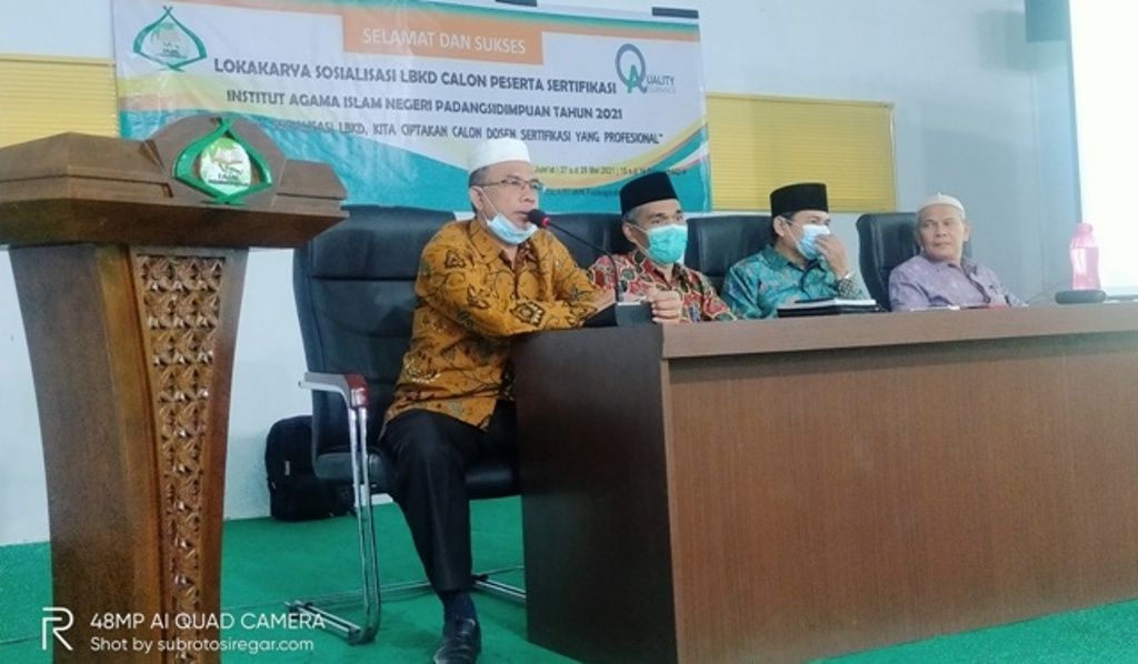 LPM Gelar Sosialisasi LBKD Di Rumah Akreditasi