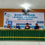 Buka Acara Sosialisasi Lembaga Pelayanan Penerjemah, Wakil Rektor Bidang Akademik Jaga Kualitas