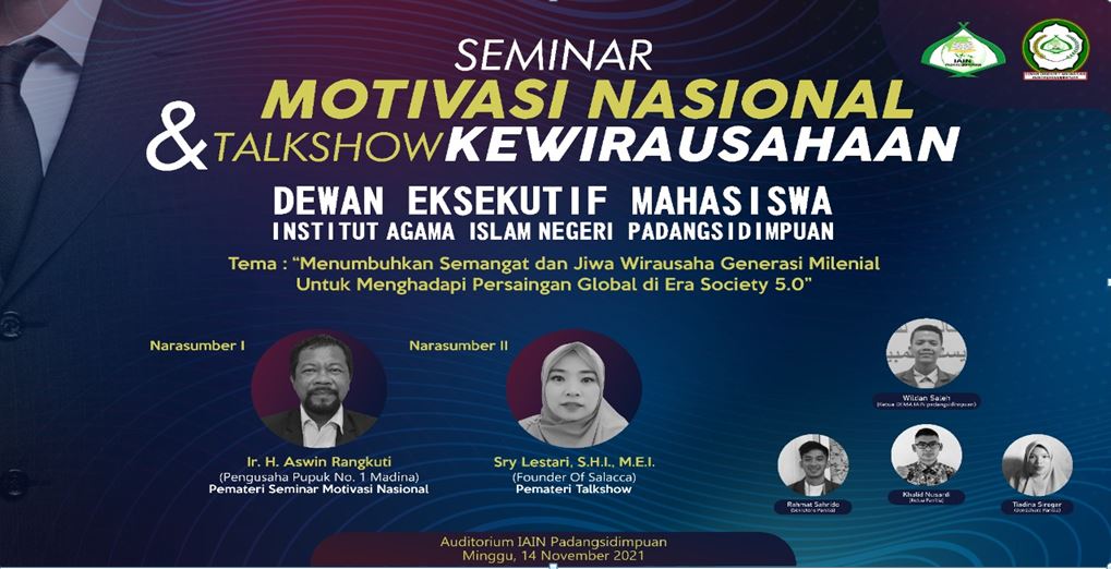 SEMINAR MOTIVASI NASIONAL & TALKSHOW KEWIRAUSAHAAN