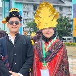 Pakaian Adat Tapanuli Selatan Ikut Warnai Upacara Adat Bhinneka Tunggal Ika PWN PTK XV