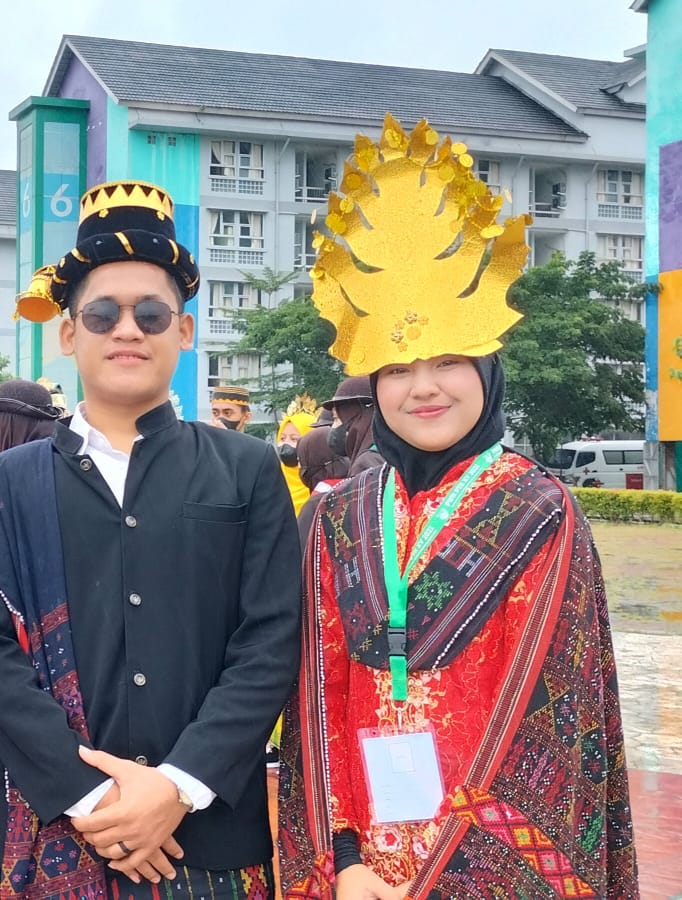 Pakaian Adat Tapanuli Selatan Ikut Warnai Upacara Adat Bhinneka Tunggal Ika PWN PTK XV