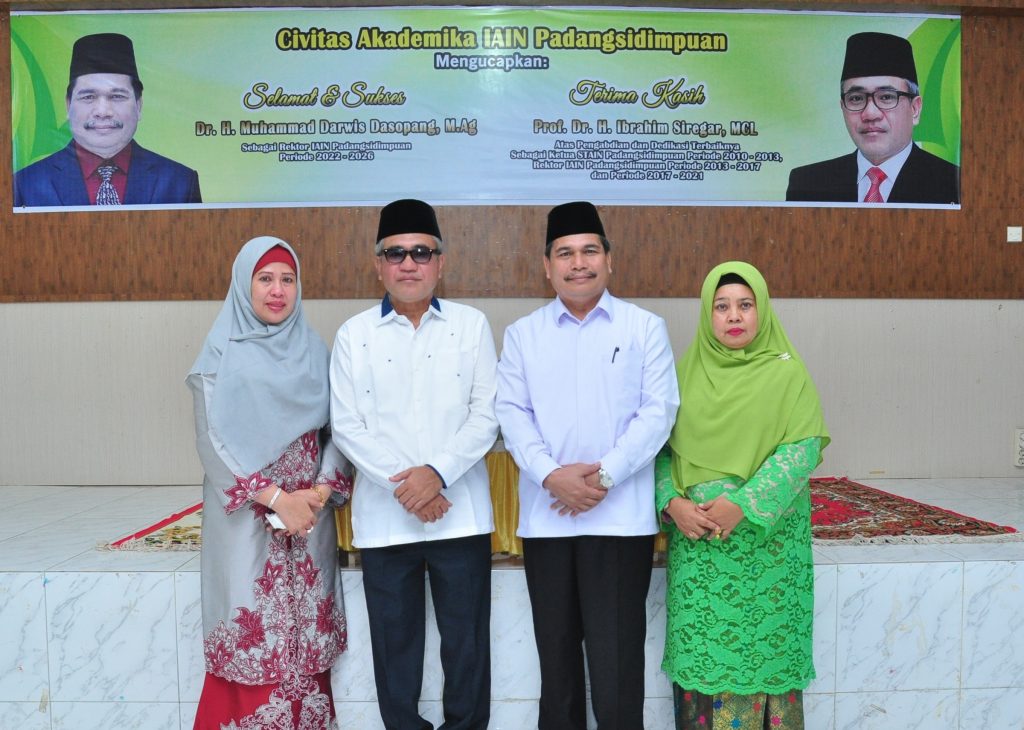 Serah Terima Jabatan (Sertijab) Rektor dan Silaturrahim Keluarga Besar di Lingkungan IAIN Padangsidimpuan