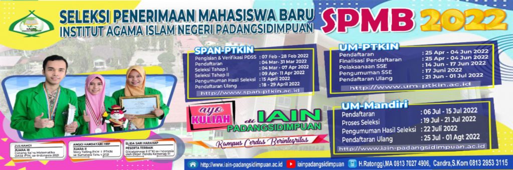 Jadwal Seleksi Penerimaan Mahasiswa Baru