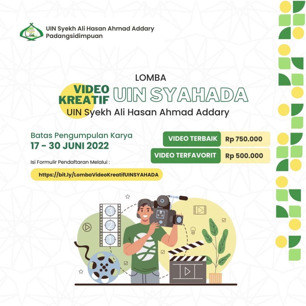 Lomba Video Kreatif UIN Syahada Padangsidimpuan