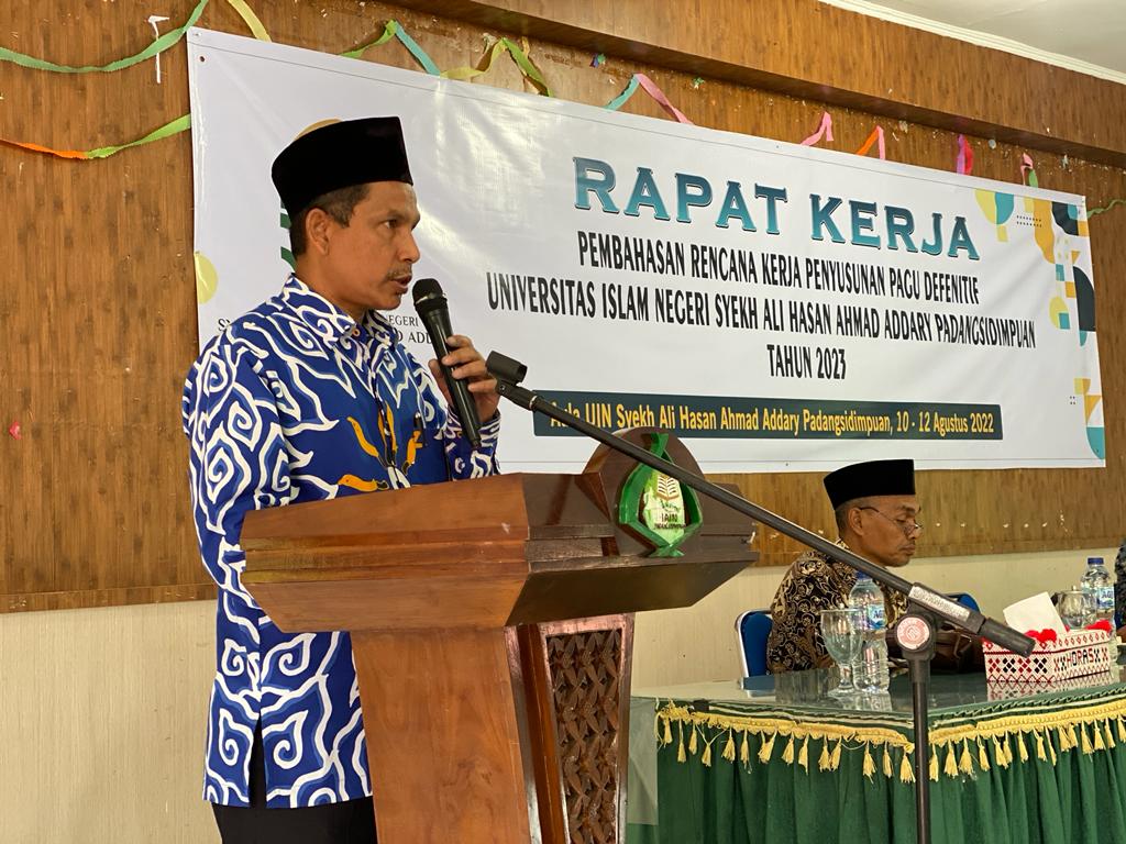 UIN Syahada Gelar Rapat Kerja Pembahasan PAGU Anggaran Tahun 2023
