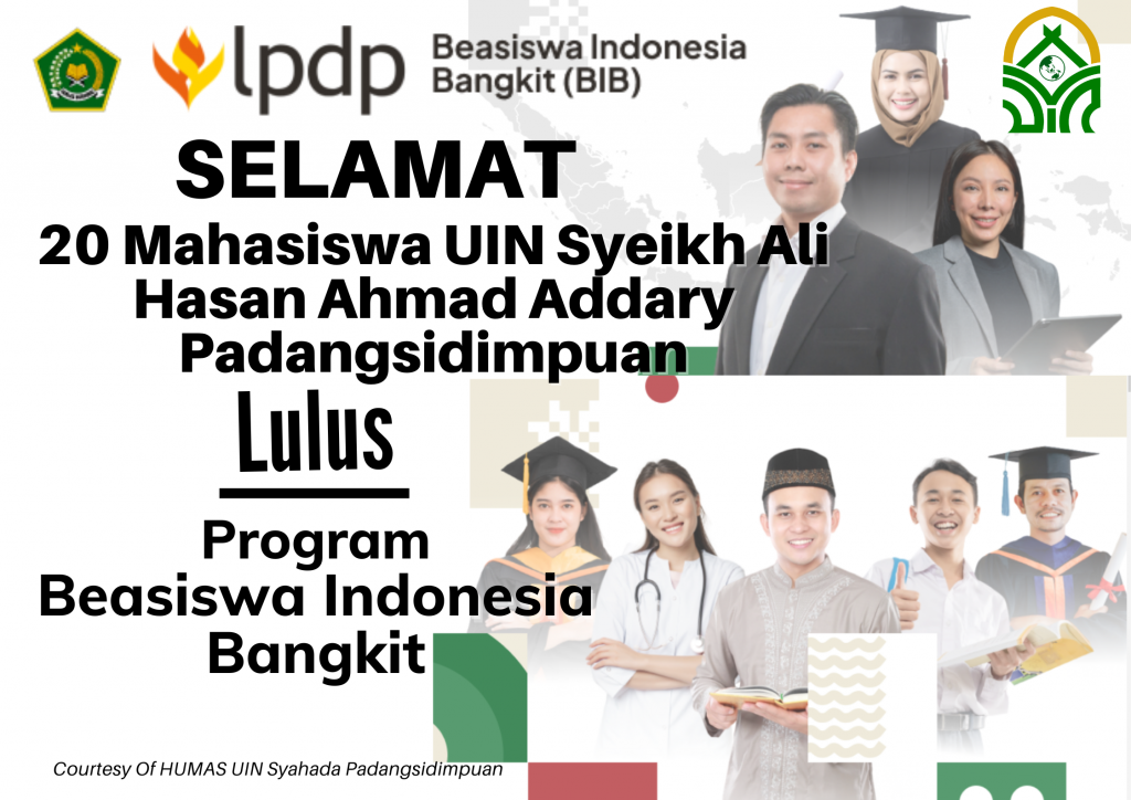 Alhamdulillah, 20 Mahasiswa UIN Syahada Padangsidimpuan Lulus Beasiswa BIB LPDP Kemenag RI Tahun 2022