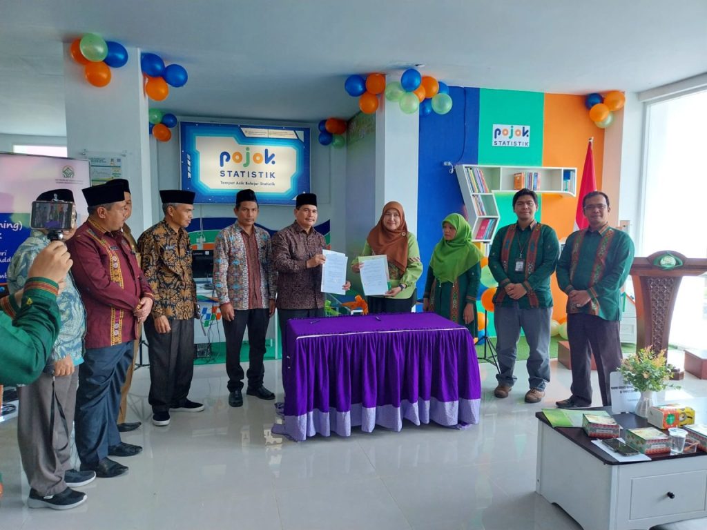 UIN Syahada Padangsidimpuan bekerjasama dengan BPS Padangsidimpuan membangun Pojok Statistik