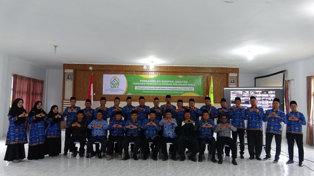 19 Orang PPPK UIN Syahada Resmi Dilantik