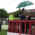 Tetap Semangat Meski diguyur Hujan: UIN Syahada Padangsidimpuan Pada Apel HAB Kemenag ke-78
