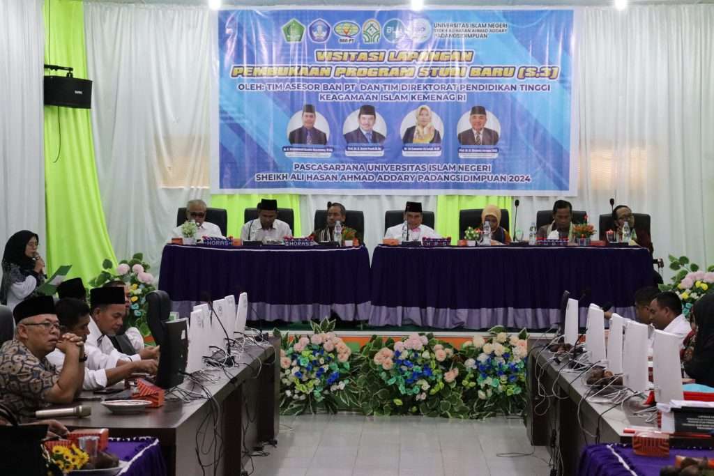 Visitasi Prodi Baru S3 Pascasarjana UIN Syahada Padangsidimpuan