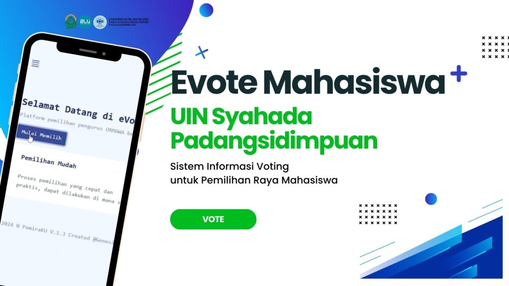 Tutorial Evote Mahasiswa UIN Syekh Ali Hasan Ahmad Addary Padangsidimpuan