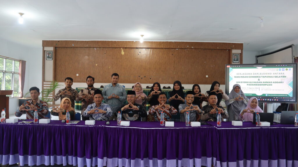 UIN Syahada Padangsidimpuan dan MAN IC Tapanuli Selatan Jalin Kerja Sama Strategis