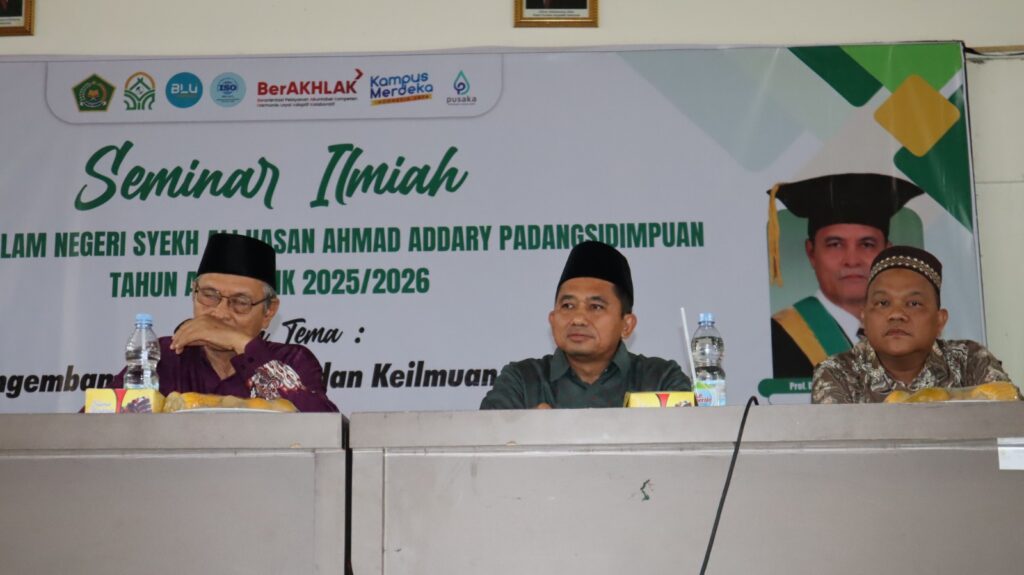 Seminar Ilmiah UIN Syahada Padangsidimpuan Tahun Akademik 2025/2026 Angkat Tema “Pengembangan Akademik dan Keilmuan Islam”