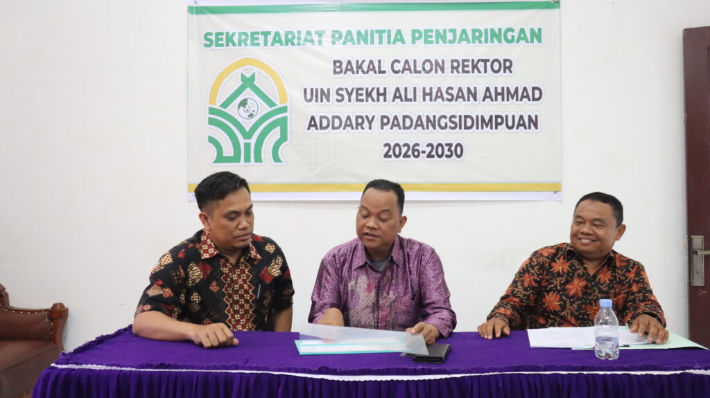 Pendaftaran Penjaringan Bakal Calon Rektor UIN Syahada Padangsidimpuan Resmi Dibuka