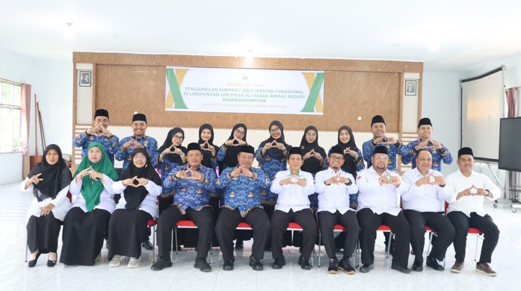Pengambilan Sumpah Jabatan Fungsional UIN Syahada: Momentum Penguatan Profesionalisme ASN