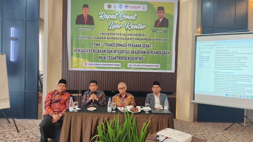 Rektor UIN Syahada:Keunggulan Tak Cukup di Atas Kertas, Harus Terbukti dalam Tata Kelola dan Layanan