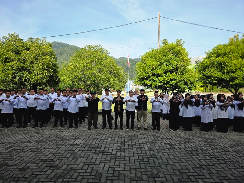 Pimpin Apel Pagi, Rektor UIN Syahada Serukan Kolaborasi dan Budaya Kerja Unggul