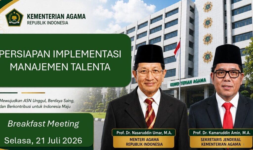 Kementerian Agama Matangkan Implementasi Manajemen Talenta, UIN Syahada Siap Wujudkan ASN Unggul dan Berdaya Saing