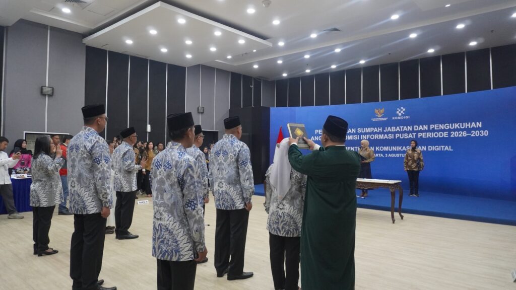 Komisioner Komisi Informasi Pusat Periode 2026–2030 Dikukuhkan, Rektor UIN Syahada Dukung Penguatan Keterbukaan Informasi Publik