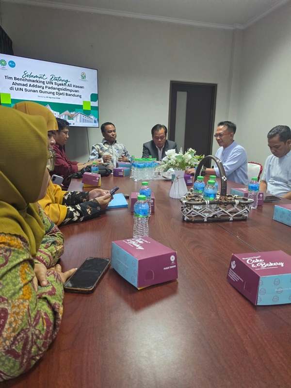 Tingkatkan Kinerja dan Tata Kelola BLU, UIN Syahada Padangsidimpuan Sharing Pengelolaan Keuangan dan Pusat Bisnis ke UIN SGD Bandung
