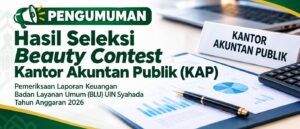 Hasil Seleksi Beauty Contest Kantor Akuntan Publik Tahun 2026